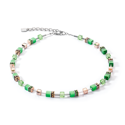 COEUR DE LION GEOCUBE® Iconic Monochrome necklace green