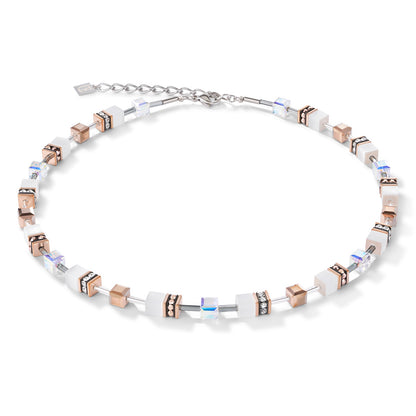 COEUR DE LION GeoCUBE® Necklace white