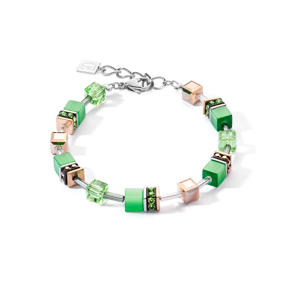 COEUR DE LION GEOCUBE® Iconic Monochrome bracelet green 4016300500