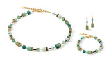 COEUR DE LION GeoCUBE® Iconic Precious necklace green
