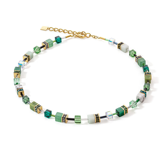 COEUR DE LION GeoCUBE® Iconic Precious necklace green 4905100500