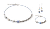 COEUR DE LION  GeoCUBE® Precious Fusion Chunky Chain bracelet light blue