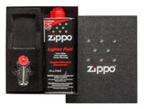 Zippo Brushed Chrome Motor Bike Emblem Windproof Lighter 2000225