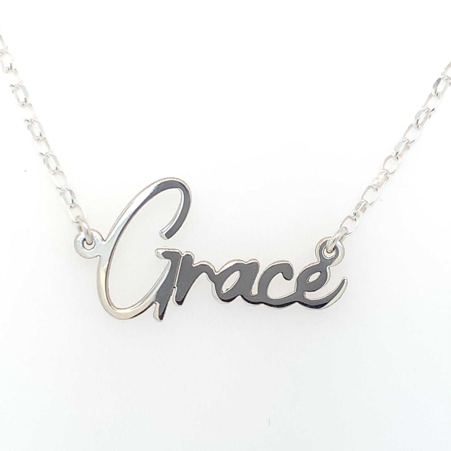 Sterling Silver Signature Name Pendant SNPSIG