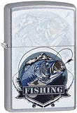 Zippo Bass Fishing Chrome Windproof Lighter 60004184
