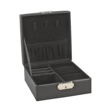 Black Leatherette Jewellery Box 717649