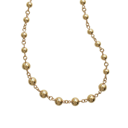 Amèlie 18ct Gold-Plated Beaded Necklace 83056845