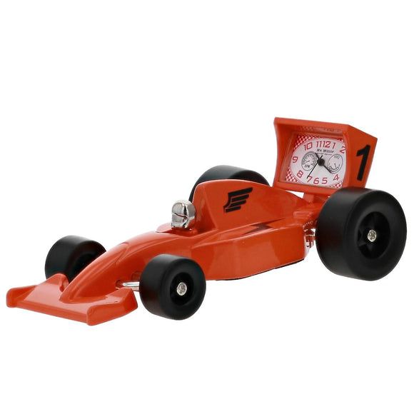 Miniature Orange F1 Car Clock 9006