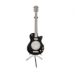Black Guitar Clock 9030