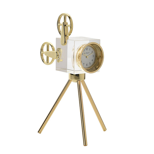 Miniature Movie Camera Clock 9669