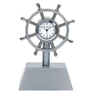 Miniature Ship's Wheel Clock