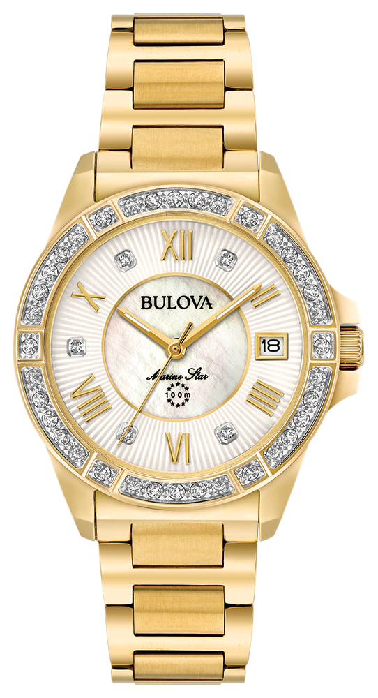 Bulova Women's Marine Star Diamond Watch 98R235