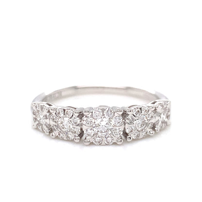 18ct White Gold Diamond 0.48ct Eternity Ring