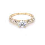 9ct Gold CZ Engagement Ring GRZ258