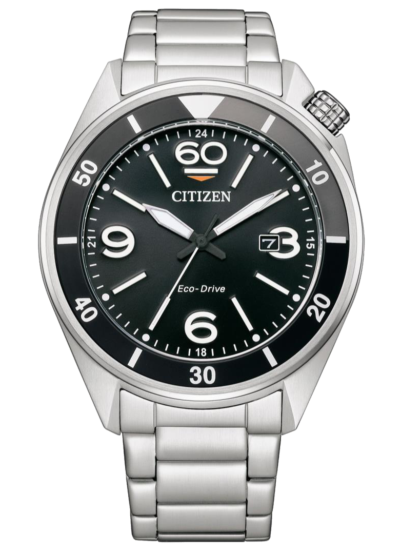 Citizen Men's Seaplane Black Bracelet Watch