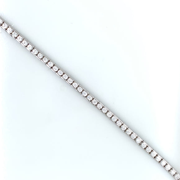 Sterling Silver 2mm Tennis Line Bracelet