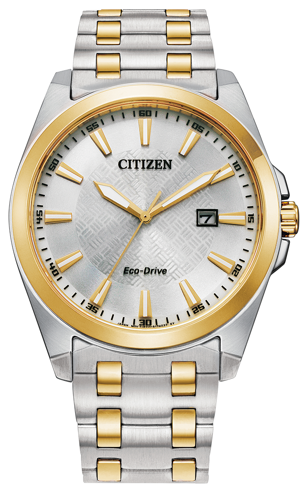 CITIZEN MEN'S PEYTEN SAPPHIRE TWO_TONE WATCH BM7534-59A