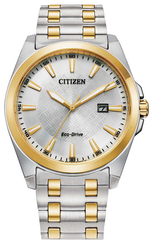 CITIZEN MEN'S PEYTEN SAPPHIRE TWO_TONE WATCH BM7534-59A