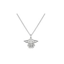 BABY YODA  STERLING SILVER NECKLACE