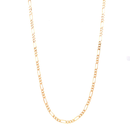 9ct Gold 18 inch Figaro Chain GC425