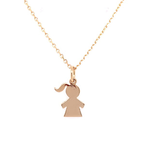 Amèlie 18ct Gold-Plated Girl Necklace