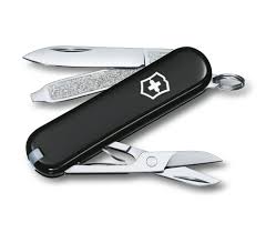 Victorinox Classic Dark Illusion Black Pocket Knife