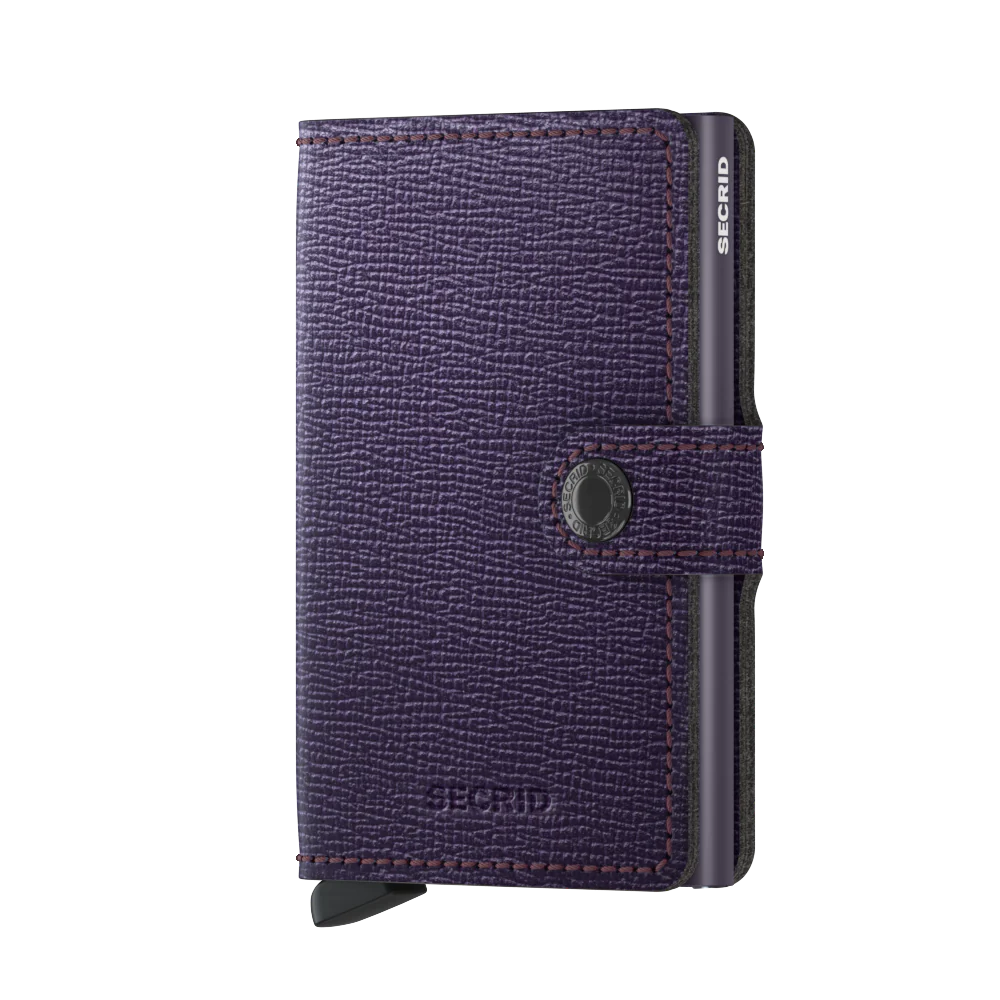 Secrid Miniwallet Crisple Purple Leather