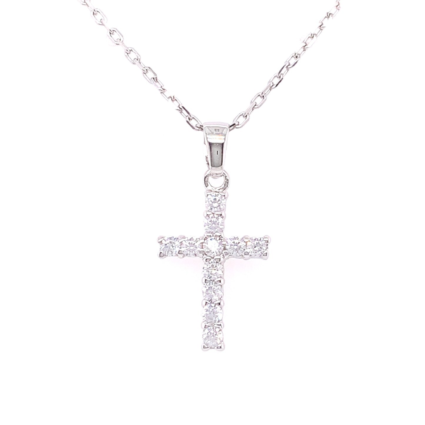 Sterling Silver CZ Cross SP5314