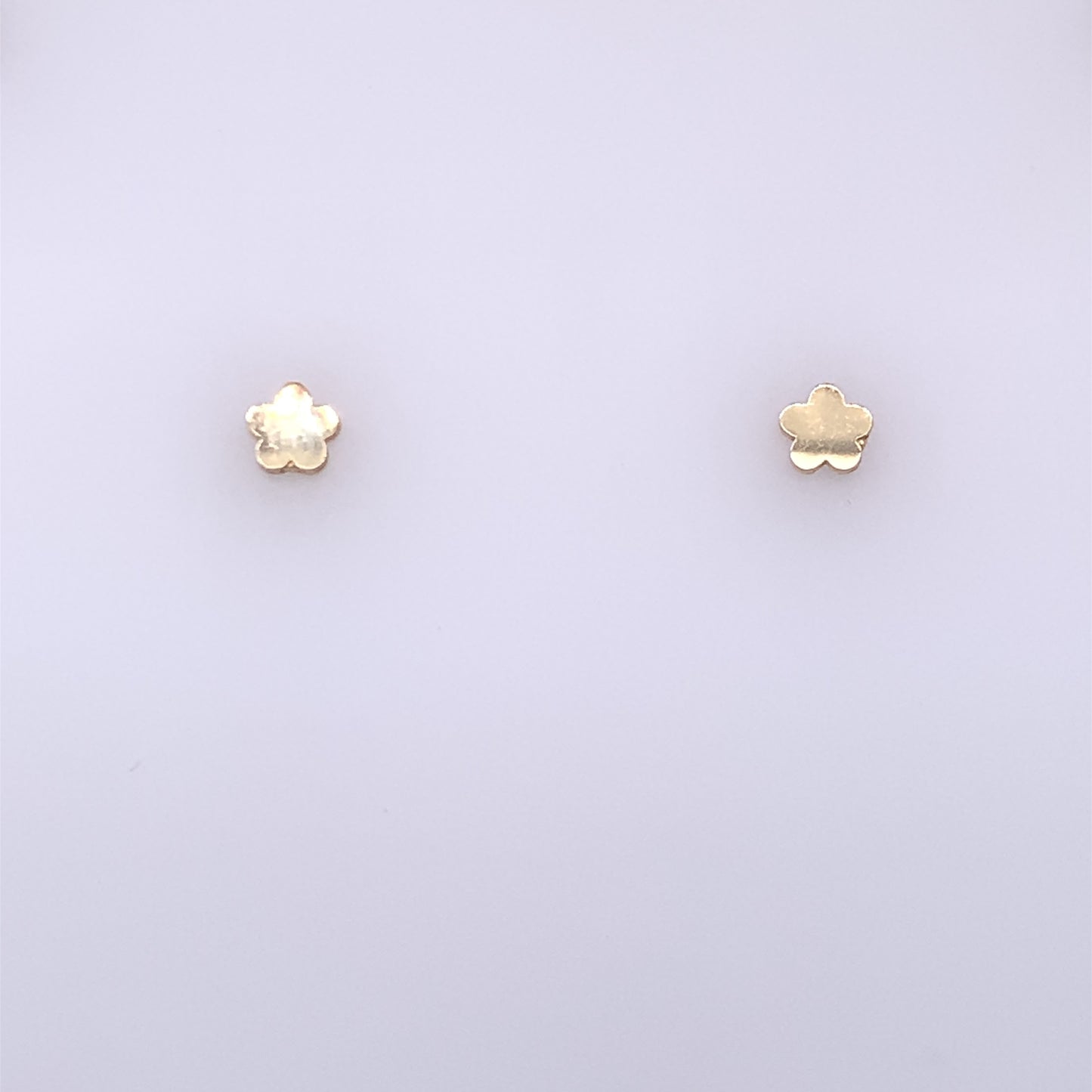 9ct Gold Cute Flower Stud Earrings