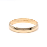 9ct Gold Ladies 3mm D-Shape Wedding Ring
