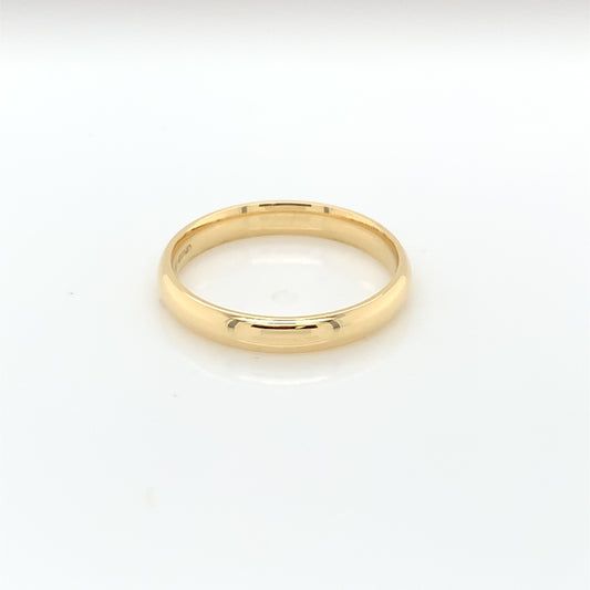 18ct Gold Ladies 2.5mm Court Wedding Band EW132