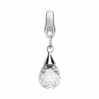 Dream Charms Silver Crystal Briolette Charm