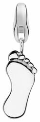 Dream Charms Silver Baby Foot Charm