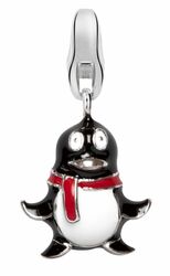 Dream Charms Silver Penguin Charm