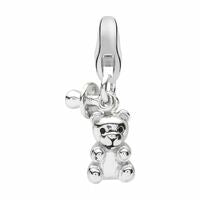 Dream Charms Silver Teddy & Pacifier Charm DC-771