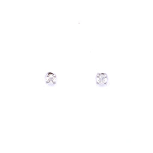 18ct White Gold Diamond 0.25ct Stud Earrings