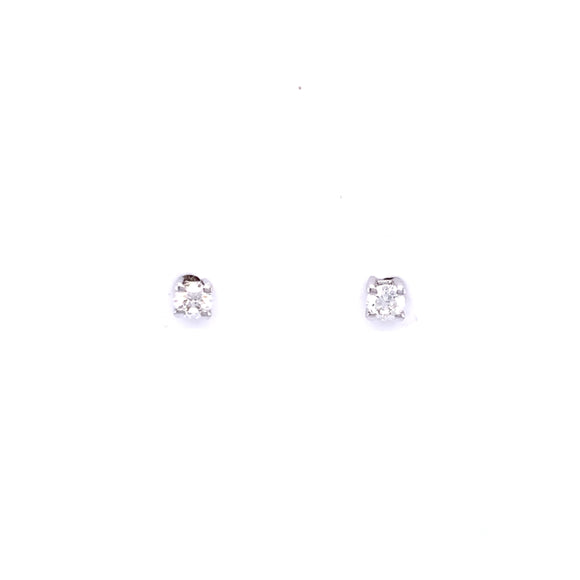 18ct White Gold Diamond 0.25ct Stud Earrings