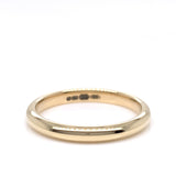 9ct Gold Ladies 2.5mm Heavy Domed Court Wedding Ring