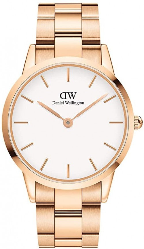 Daniel Wellington 40mm Rose Gold Iconic Link Watch DW00100343