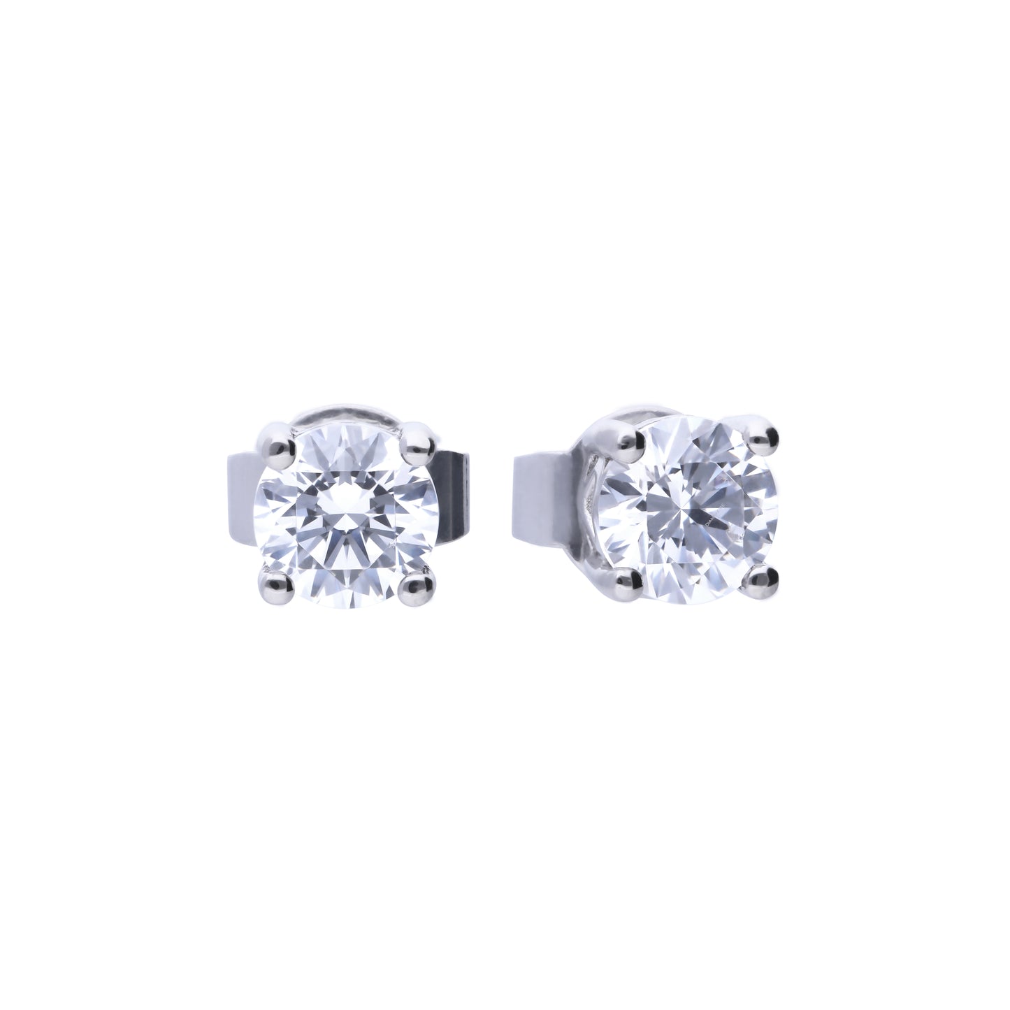 Diamonfire Four Claw Carat Stud Earrings 0.50ct E5905