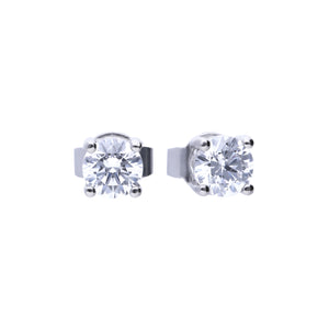 Diamonfire Four Claw Carat Stud Earrings 0.50ct E5905