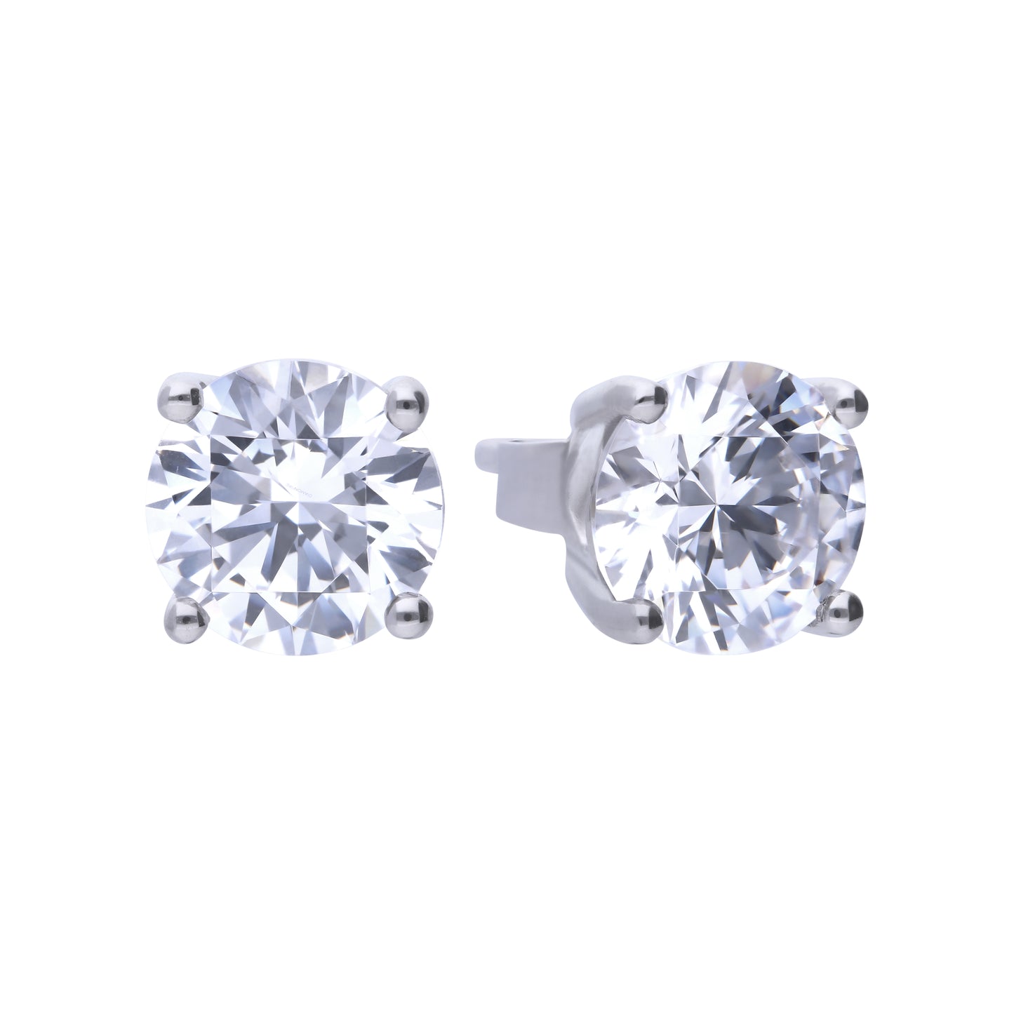 Diamonfire Four Claw Carat Stud Earrings 2.00ct E5908