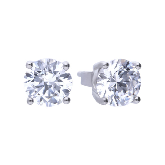 Diamonfire Four Claw Carat Stud Earrings 2.00ct E5908