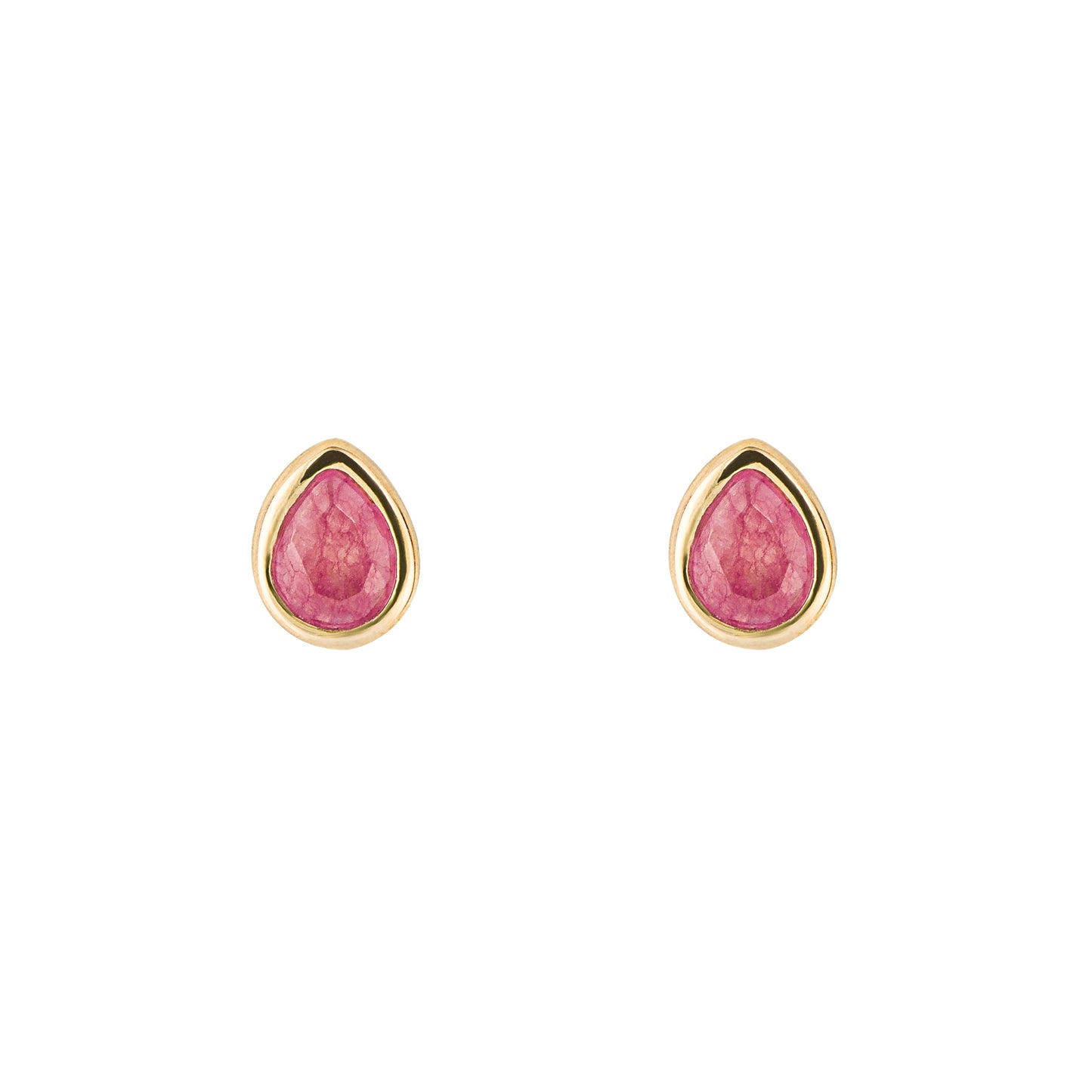 Semi-Precious Birthstone Stud Earrings