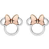 Disney Minnie Mouse Two Tone Sterling Silver Earrings E901880TL