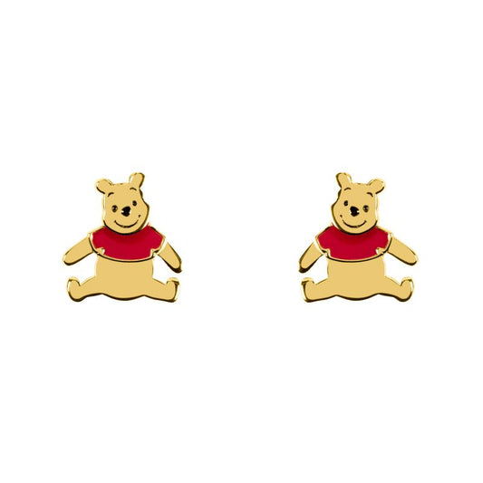 Disney Winnie The Pooh sterling silver stud Earrings