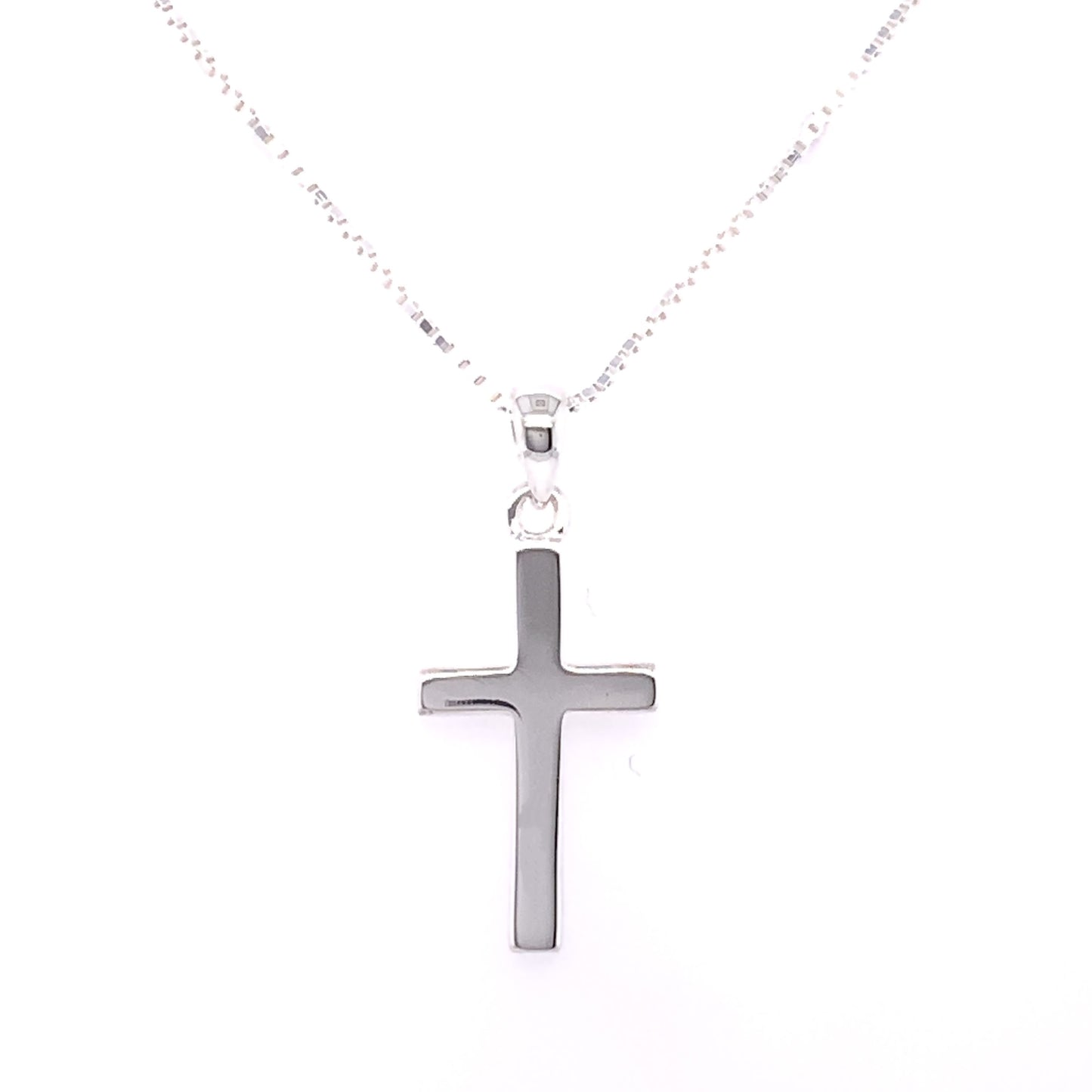 Sterling Silver Small Polished Cross 62