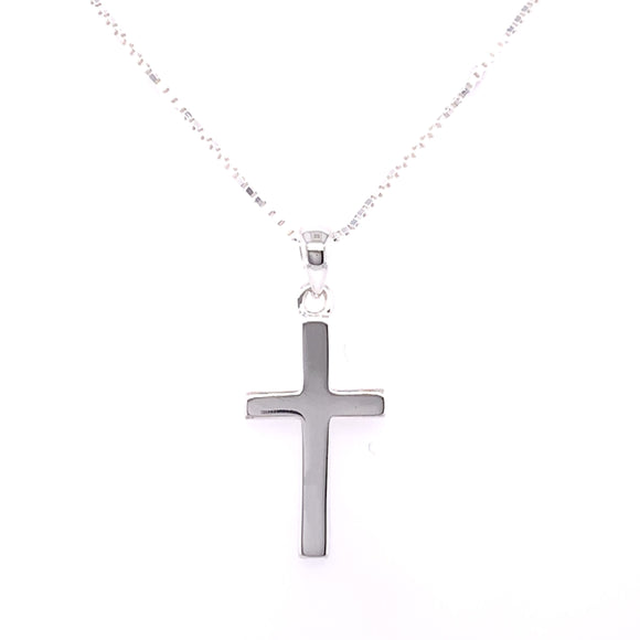 Sterling Silver Small Polished Cross
