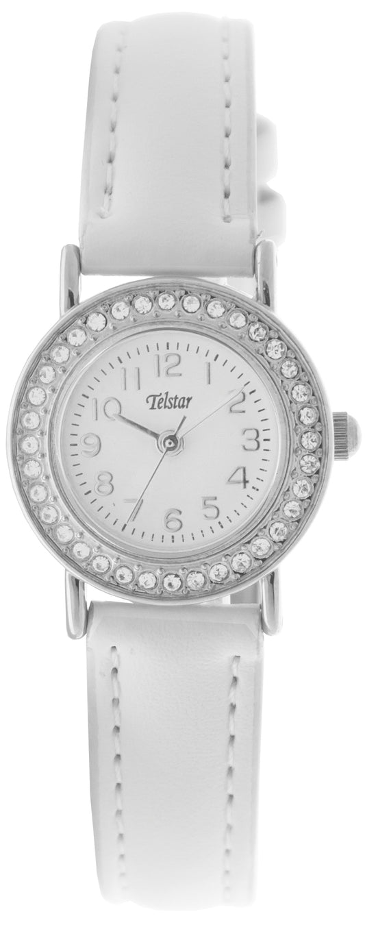 Telstar Girl's Crystal Communion Watch