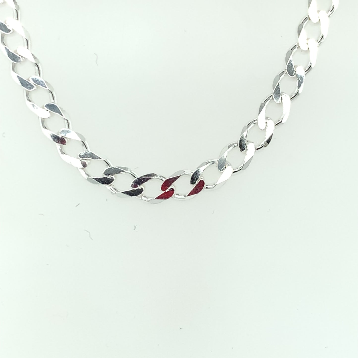 Sterling Silver Men's 4mm Curb Chain 20 inch G2/20